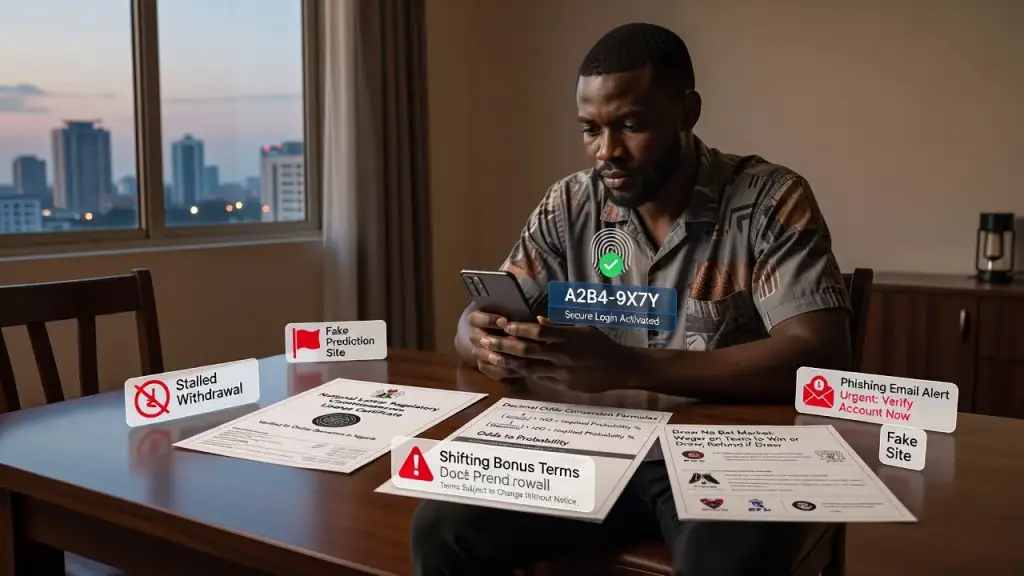 Online Betting and Casino Safety Guide: Scam Red Flags, Secure App Login, Odds, Settlements, EPL Betting in Nigeria, Prediction Sites, Accounts and Responsible Entertainment