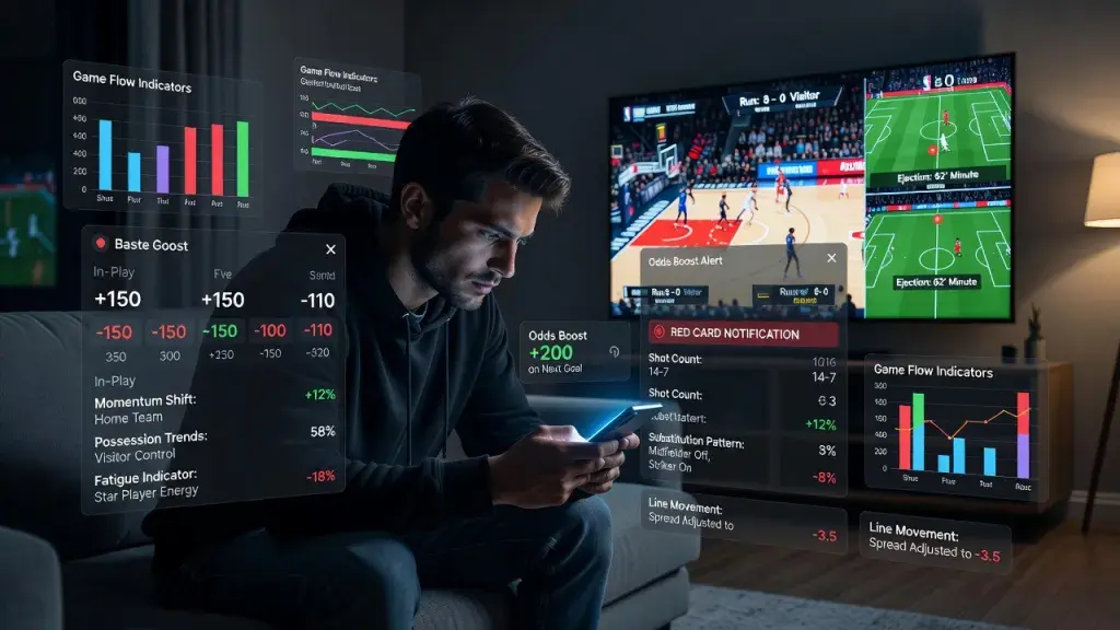 How to Win More with Live Sports Betting: In-Play Strategies, Real-Time Odds Updates, and Smart Betting App Notifications