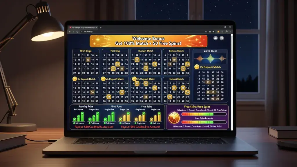 iRICH Bingo: How to Play the Online iRICH Bingo Game, Claim the Bonus and Free Spins